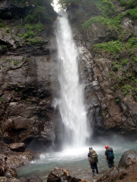 2011.8.6-7　阿武隈川本谷（沢登り）