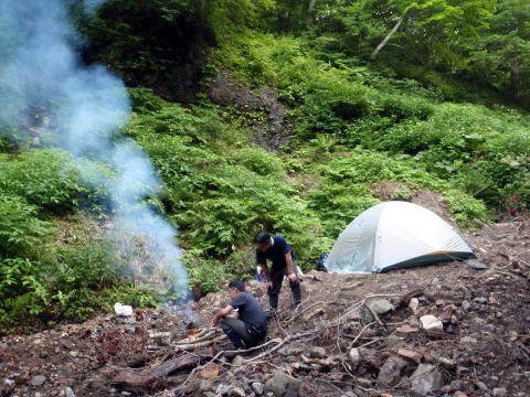 2011.8.6-7　阿武隈川本谷（沢登り）