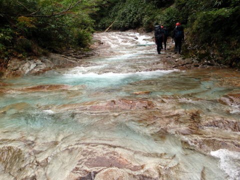 大蛇尾川西俣 東俣（沢登り）