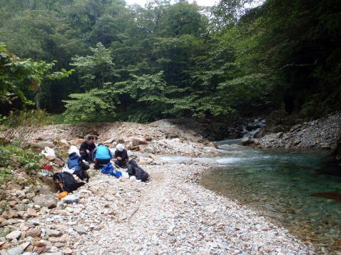 大蛇尾川西俣 東俣（沢登り）