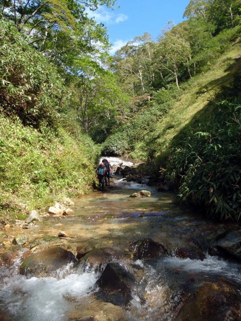大蛇尾川西俣 東俣（沢登り）