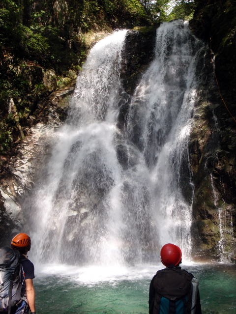 大蛇尾川西俣 東俣（沢登り）
