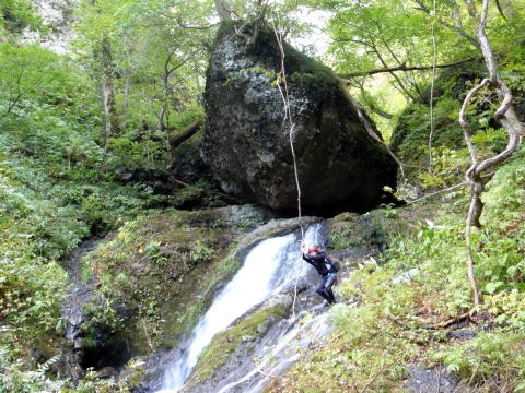 2011.10.8-10　穴堂沢 カケス沢（沢登り）