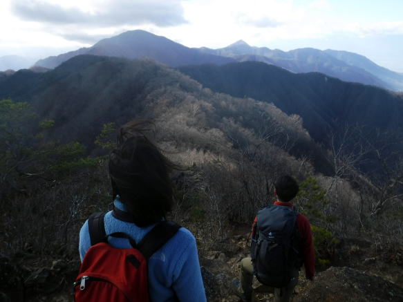 2020.11.22 本社ヶ丸から女坂峠と大沢山(ハイキング)