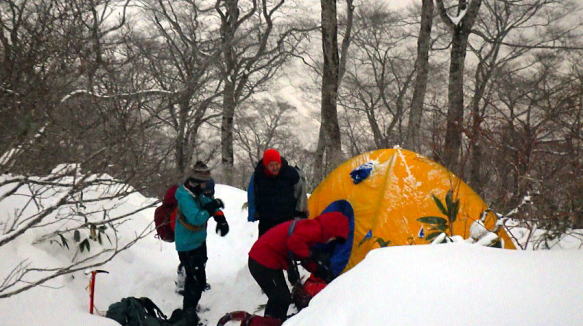 2022.12.17-18　谷川・天神尾根（雪トレ）（雪山）