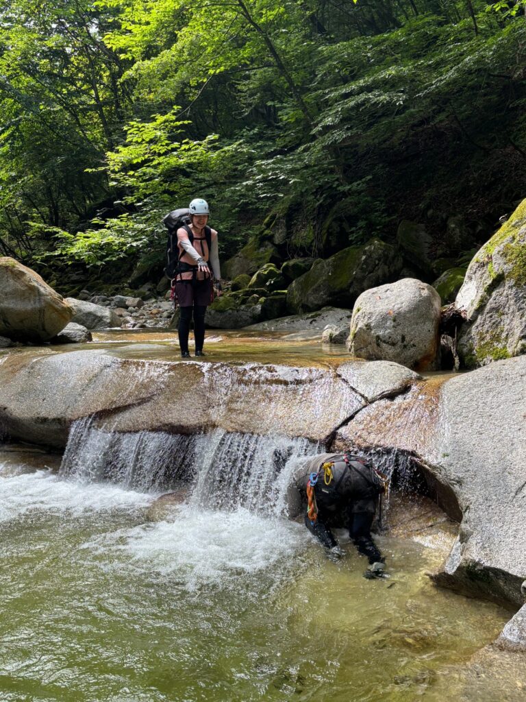 2026.7.19-20　尾白川 鞍掛沢・乗越沢（沢登り）