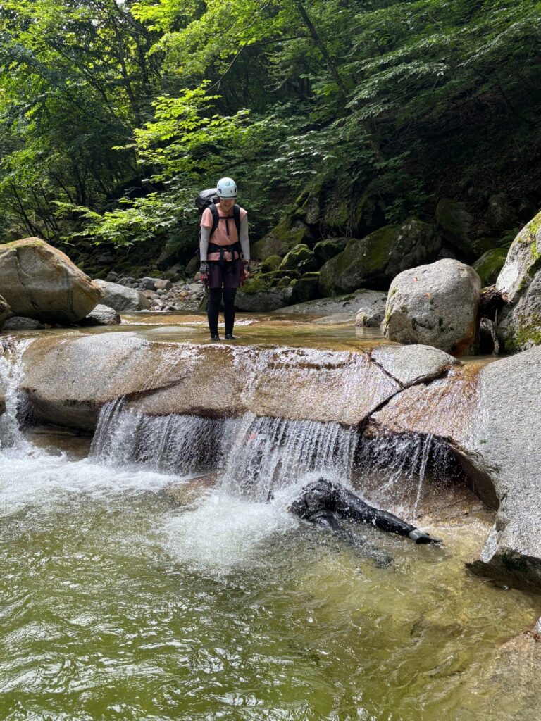 2026.7.19-20　尾白川 鞍掛沢・乗越沢（沢登り）
