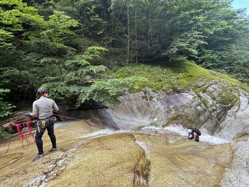 2026.7.19-20　尾白川 鞍掛沢・乗越沢（沢登り）