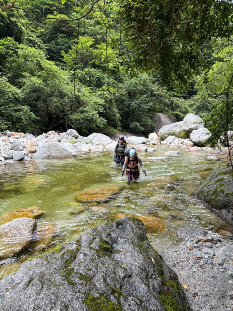 2026.7.19-20　尾白川 鞍掛沢・乗越沢（沢登り）