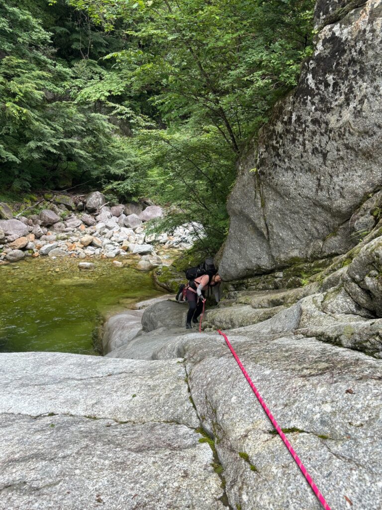 2026.7.19-20　尾白川 鞍掛沢・乗越沢（沢登り）