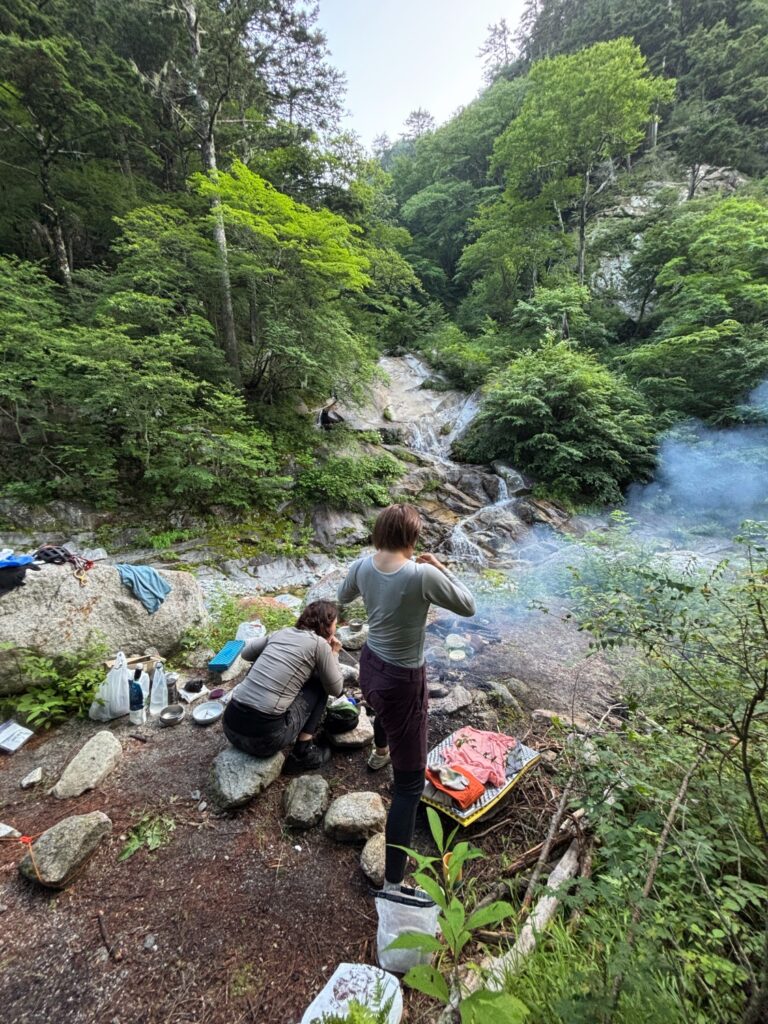 2026.7.19-20　尾白川 鞍掛沢・乗越沢（沢登り）