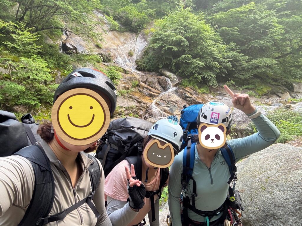 2026.7.19-20　尾白川 鞍掛沢・乗越沢（沢登り）