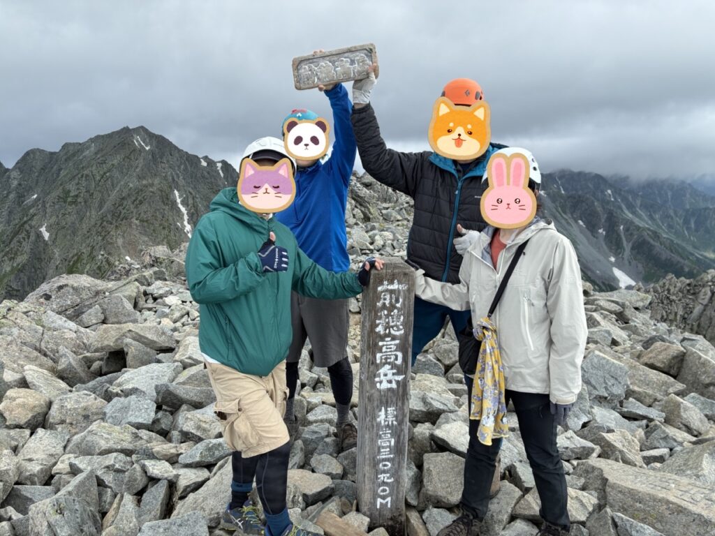 2026.7.25-26　奥前穂高周回（尾根歩き）