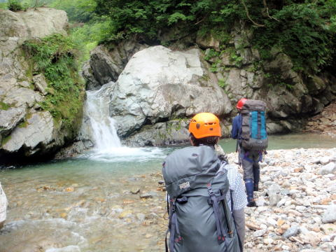 2012.8.11-14　和賀・生保内川（沢登り）