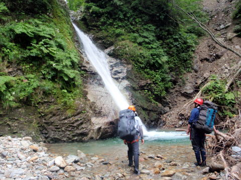 2012.8.11-14　和賀・生保内川（沢登り）