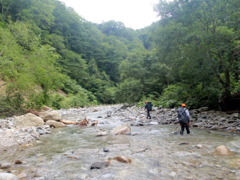 2012.8.11-14　和賀・生保内川（沢登り）