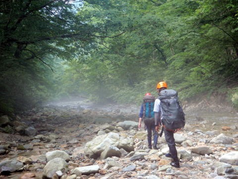 2012.8.11-14　和賀・生保内川（沢登り）