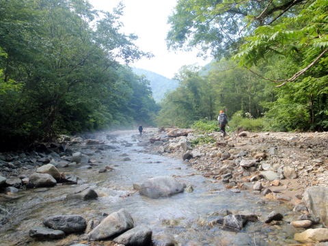 2012.8.11-14　和賀・生保内川（沢登り）