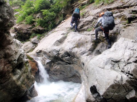 2012.8.11-14　和賀・生保内川（沢登り）