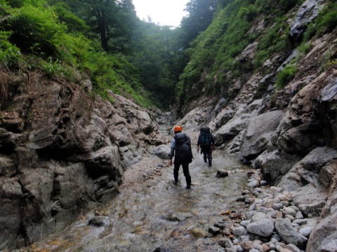 2012.8.11-14　和賀・生保内川（沢登り）