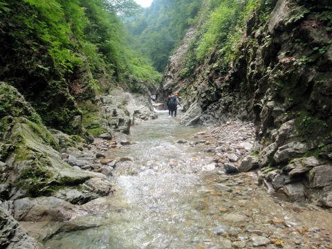2012.8.11-14　和賀・生保内川（沢登り）