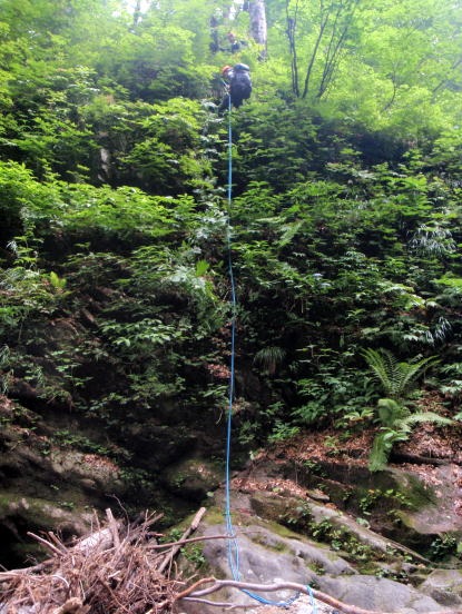 2012.8.11-14　和賀・生保内川（沢登り）