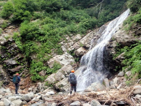 2012.8.11-14　和賀・生保内川（沢登り）