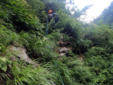 2012.8.11-14　和賀・生保内川（沢登り）