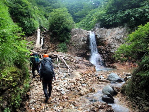 2012.8.11-14　和賀・生保内川（沢登り）