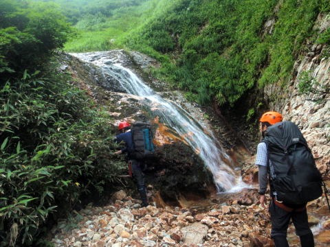 2012.8.11-14　和賀・生保内川（沢登り）