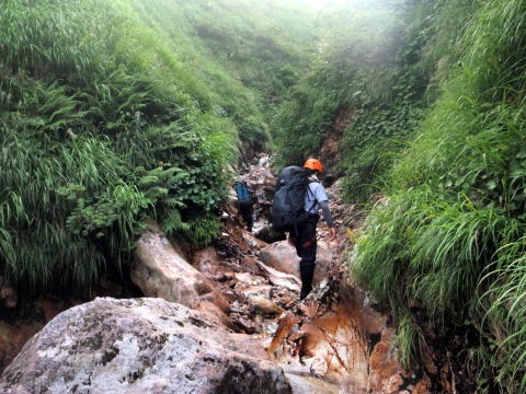 2012.8.11-14　和賀・生保内川（沢登り）
