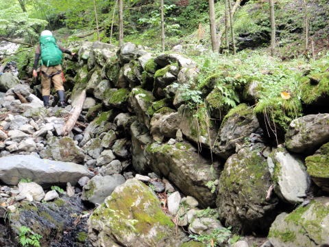 2012.9.22　峰谷川茂窪谷（沢登り）