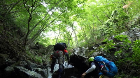 2019.5.26 源次郎沢(沢登り)