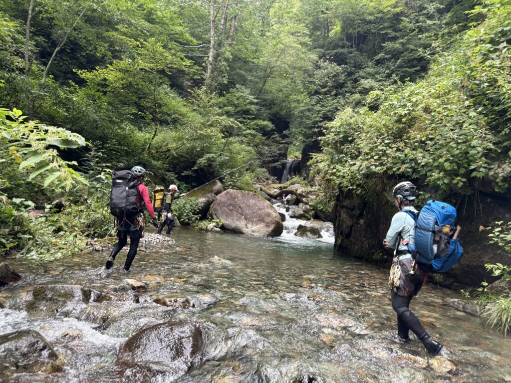 2026.8.14-16 お盆の沢 清津川サゴイ沢(沢登り)